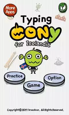Play [B]TypingCONy for Icelandic